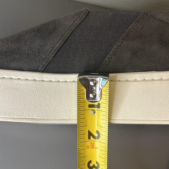 🩶”Vince” Dark Gray Warren Suede Platform Slip On Skate Sneakers Size 10 🩶 - Picture 10 of 10